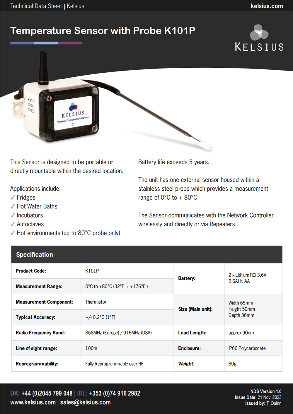 K101P-Data-Sheet-Temperature-Sensor-with-Probe-Kelsius-Website-Thumbnail.jpg