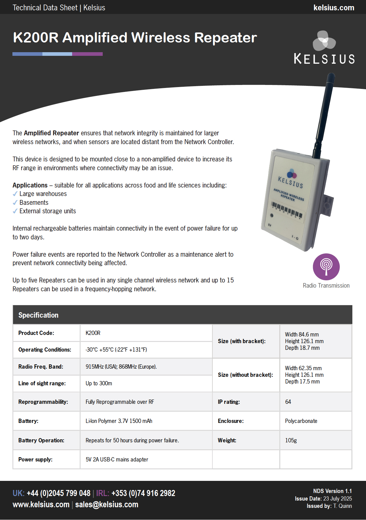 K200R-Data-Sheet-Kelsius-Website-Thumbnail