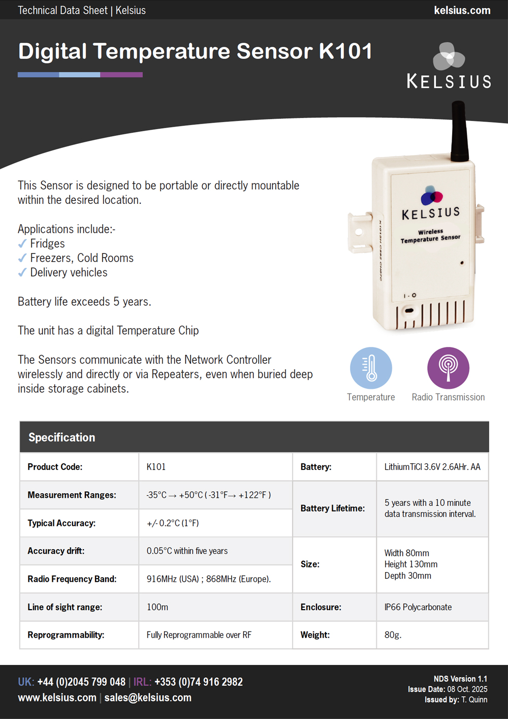 K101-Data-Sheet-Digital-Temperature-Sensor-Kelsius-Website-Thumbnail