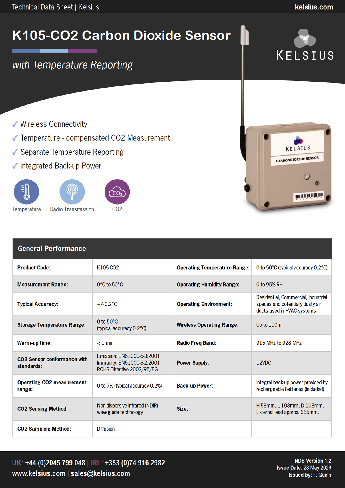 K105-CO2-Data-Sheet-Kelsius-Website-THUMBNAIL-29052026